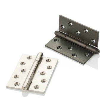 Ethan II stepped finial high performance solid brass concealed bearing butt hinge