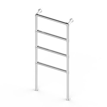 Contemporary floor mounted towel warmer 675W x 1475H x 130D