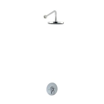 Langbourn shower layout - wall arm, rose & mixer