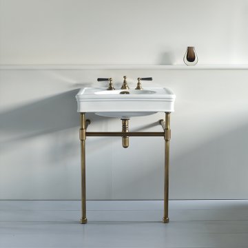 Lonsdale 550mm small basin on basin stand