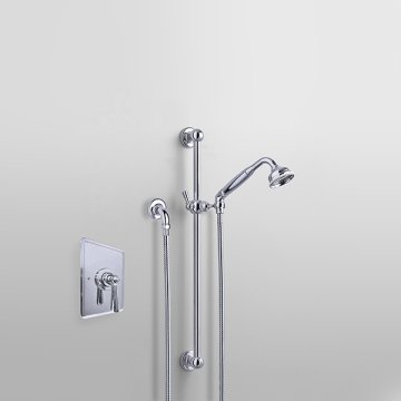 ROCKWELL - Shower layout - handshower on rail & mixer