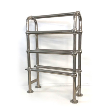 Hawthorn Hill - Traditional Arched Towel Rail in Nickel W600 x H850 x D235, unheated