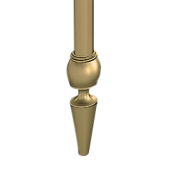 pointed-foot-satin-brass the-water-monopoly