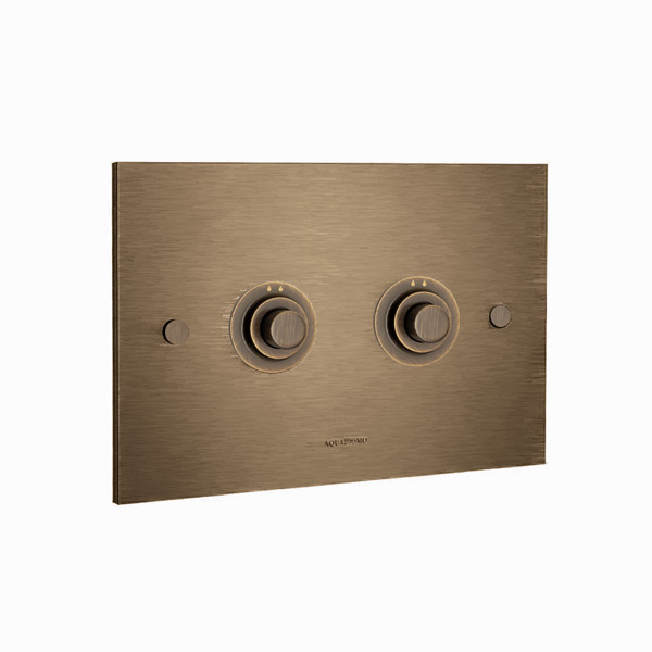 Dual-flush plate for Geberit Sigma8 in-wall cistern