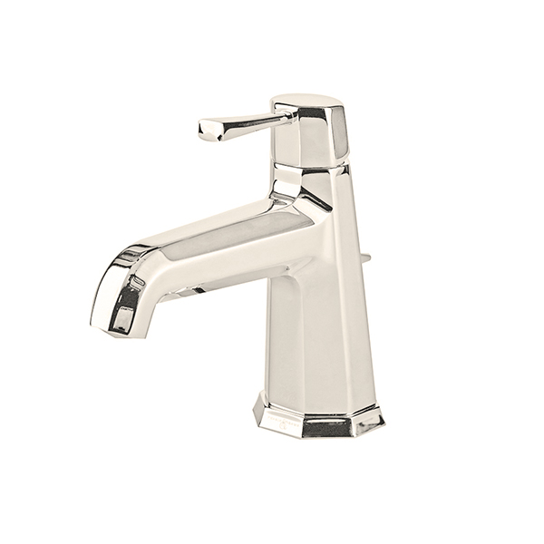 Deco monobloc basin mixer with single metal lever