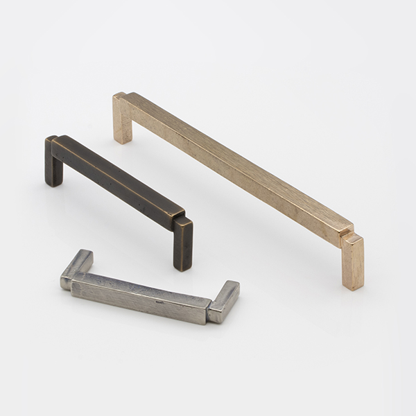 Lenzi solid bronze Organo cabinet handle