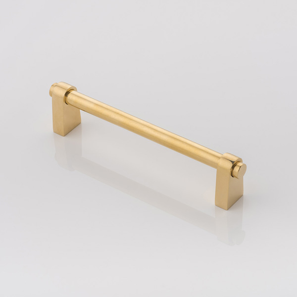 Irvine solid brass cabinet handle