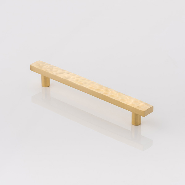 Hammered cabinet handle