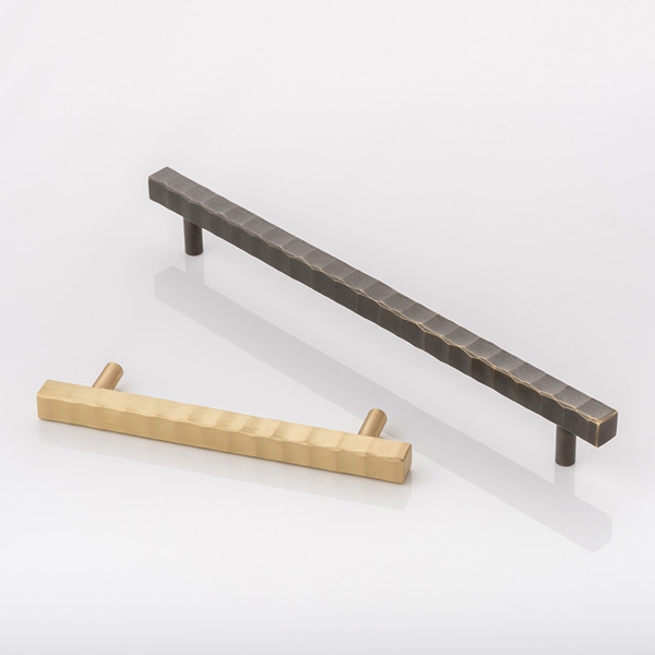 Fly press solid brass cabinet handle