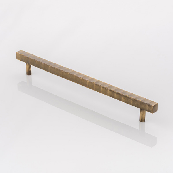 Fly press solid brass cabinet handle