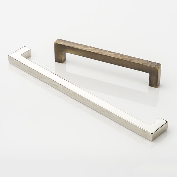 Hammered cabinet handle