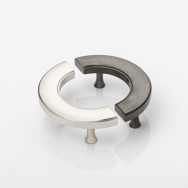 Charters solid brass cabinet handle