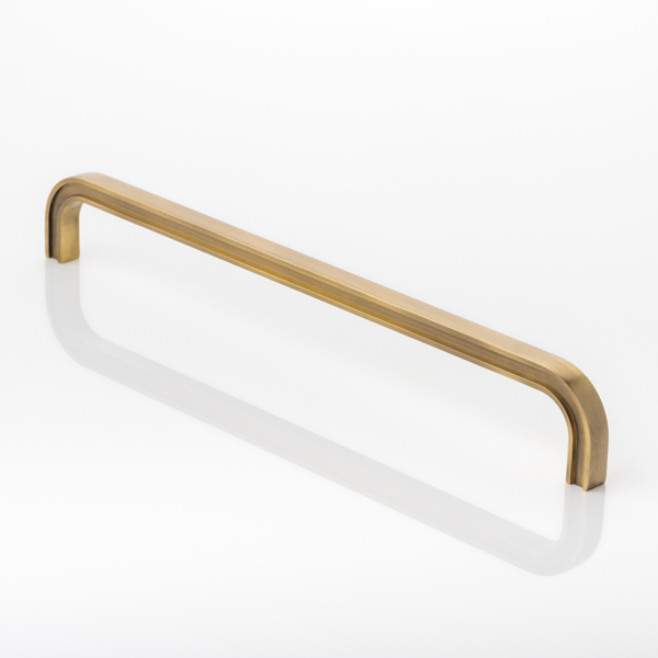 Arkwright solid brass cabinet handle