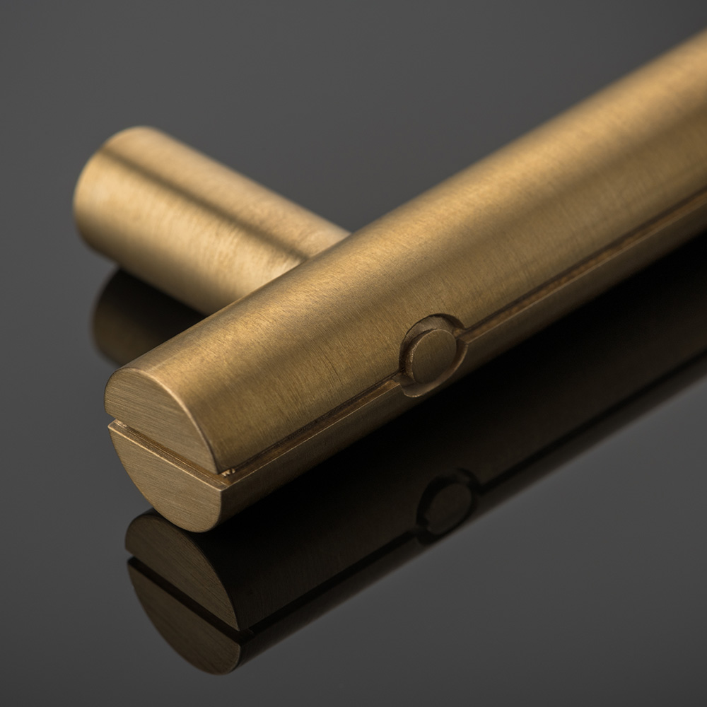 KH Dot solid brass cabinet handle