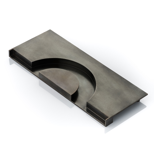 KH Dot solid brass recessed cabinet handle