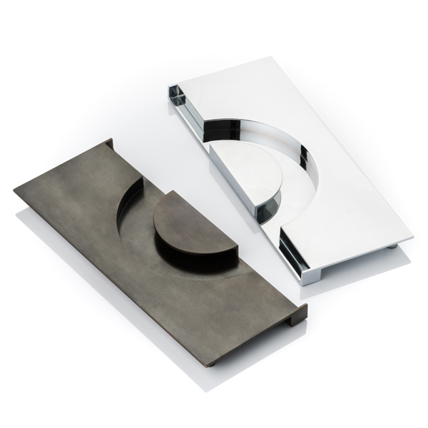 KH Dot solid brass recessed cabinet handle