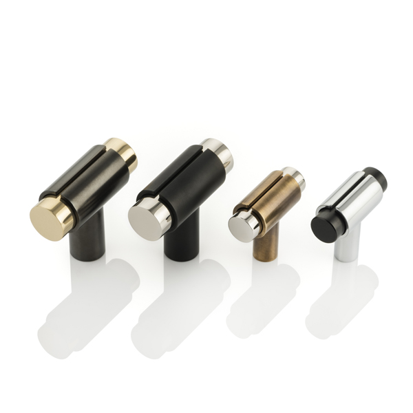 KH Clasp solid brass T-bar cabinet pull