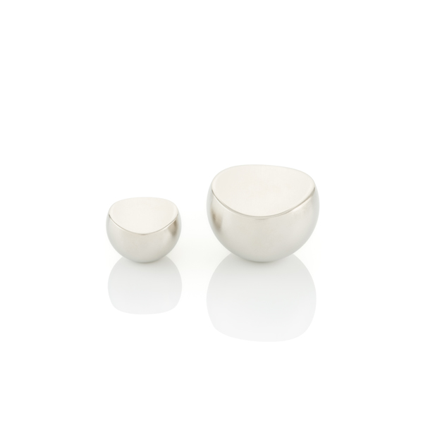 Contour solid brass cabinet pull