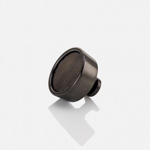 Mount solid brass round cabinet pull