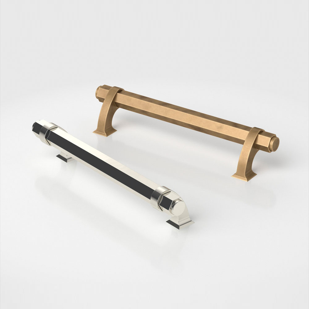 Adelphi solid brass door pull