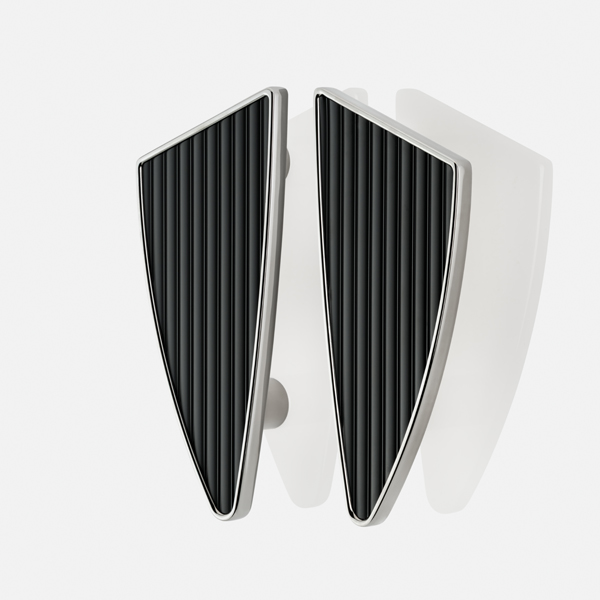 Mount solid brass door pull