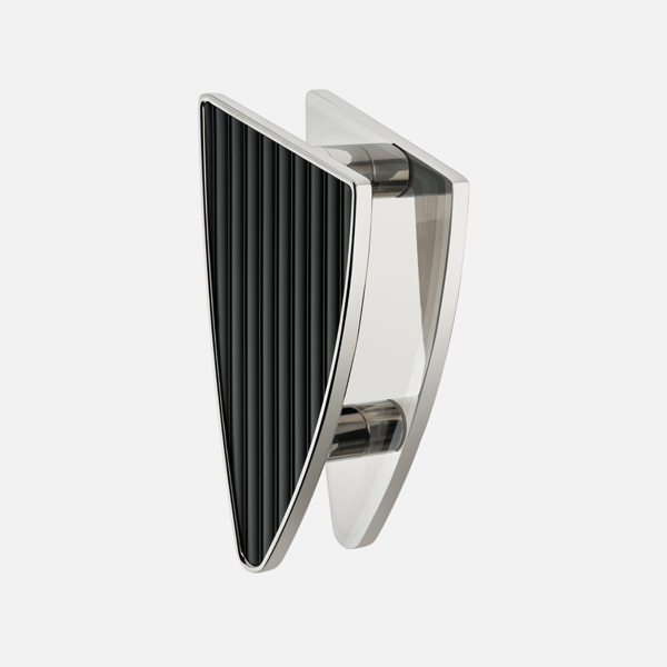 Mount solid brass door pull