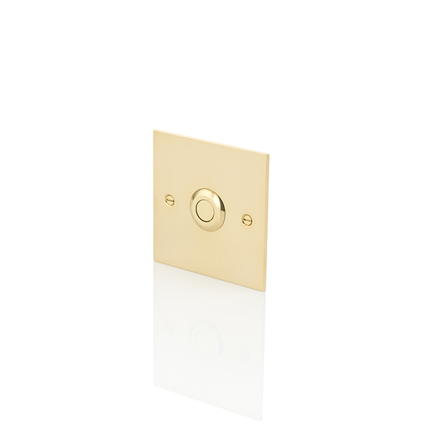 Solid brass square door bell