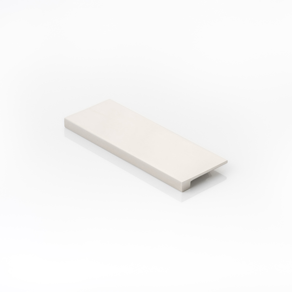 Cube solid brass medium edge pull with concealed fixing