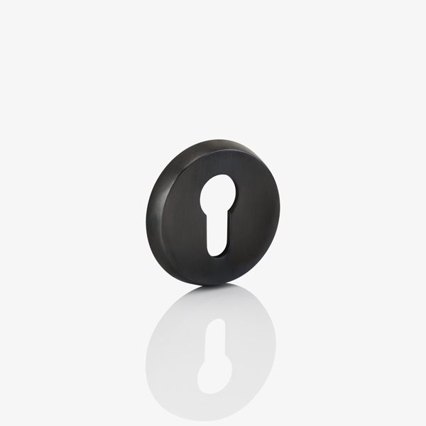 Levant solid brass euro cylinder profile escutcheon