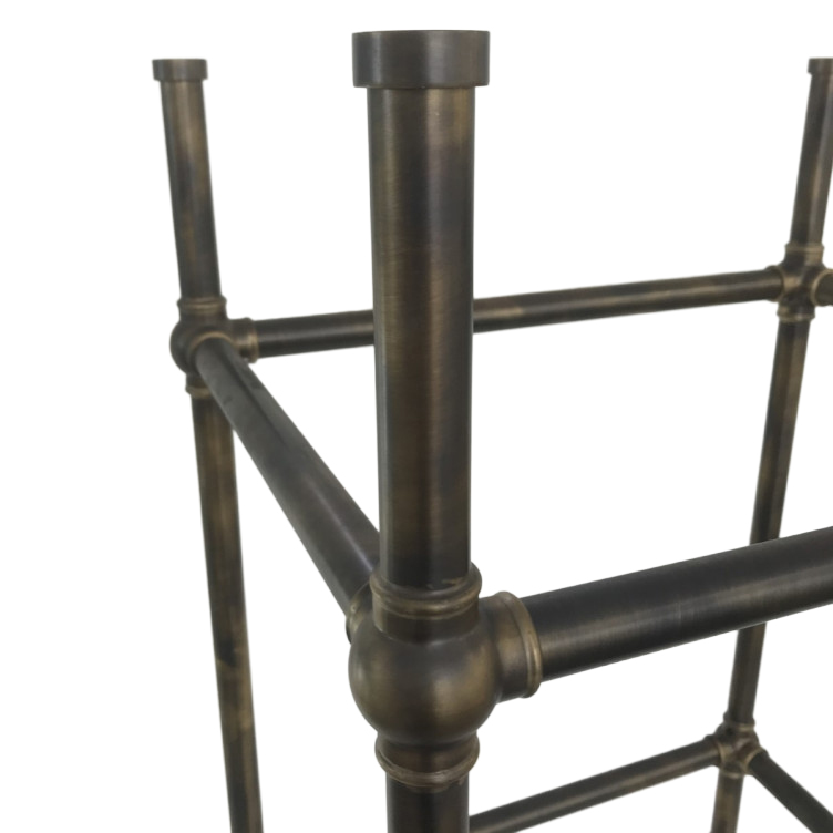 Ornate 4 leg freestanding basin stand for benchtop. Pointed feet. W750 x D480 x H880