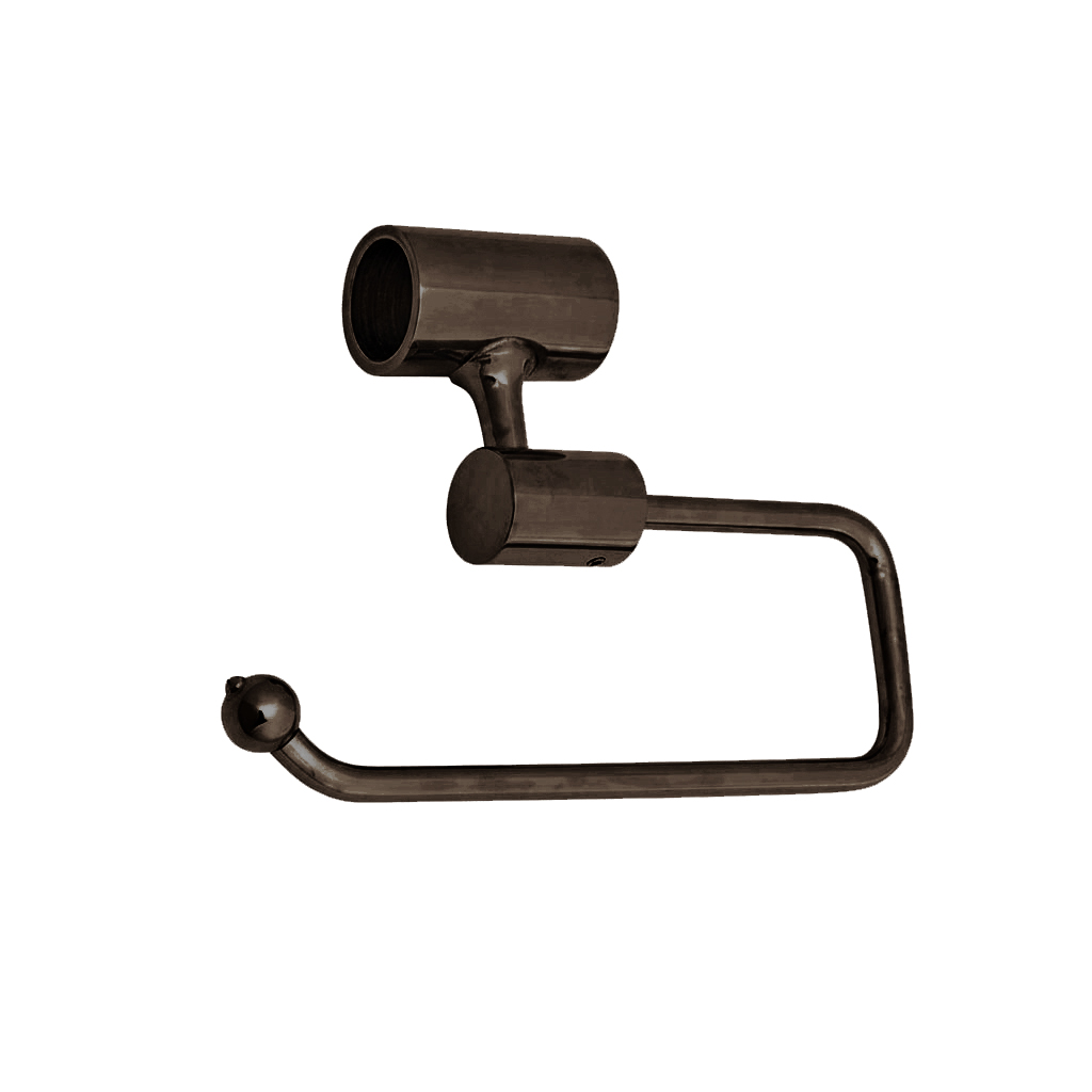 Toilet roll holder for traditional and ornate basin stands