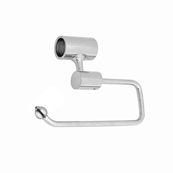 Toilet roll holder for traditional and ornate basin stands