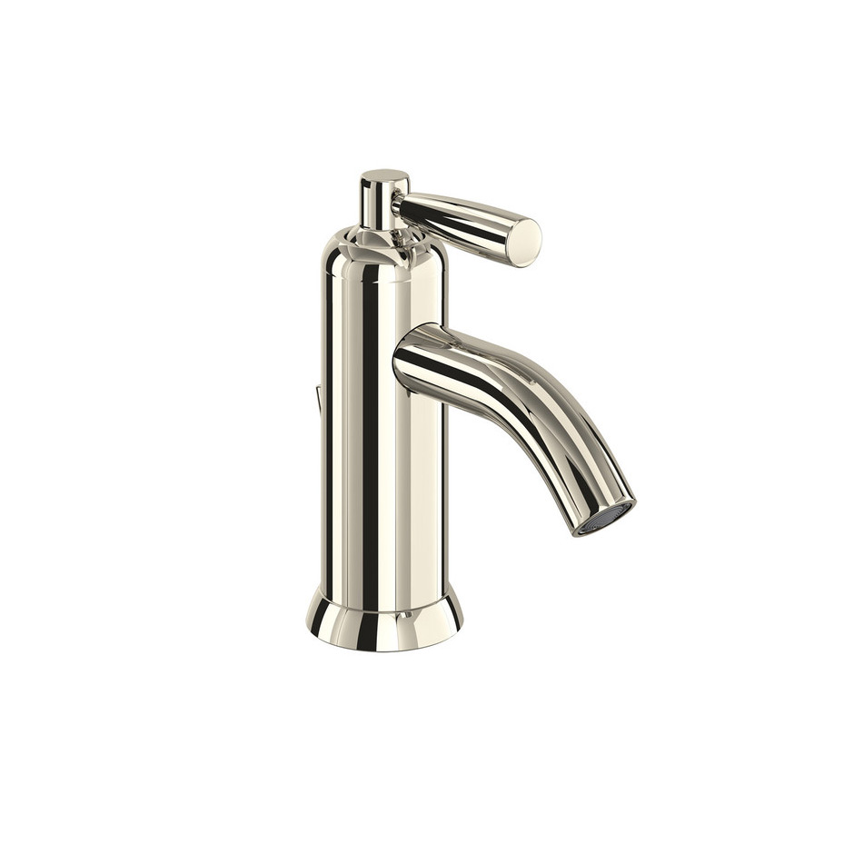Langbourn monobloc basin mixer with single metal lever