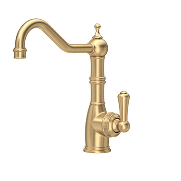 Aquitaine country 1 hole sink mixer with single metal lever