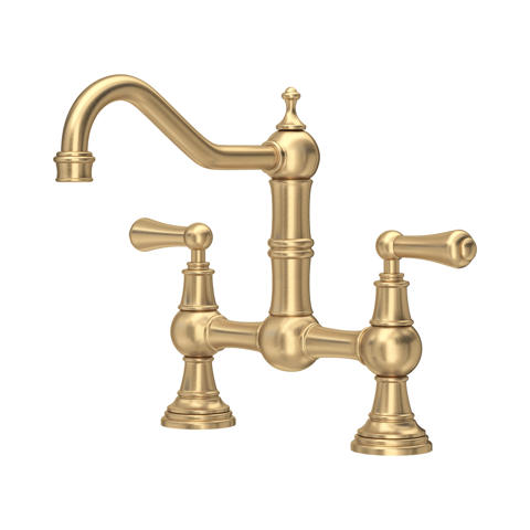 Provence country 2 hole sink mixer with metal levers