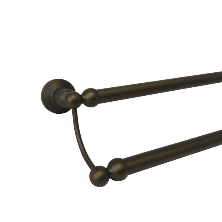 Double towel rail 850mm