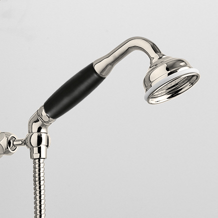 Rockwell angled handshower with hose
