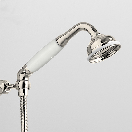 Rockwell angled handshower with hose