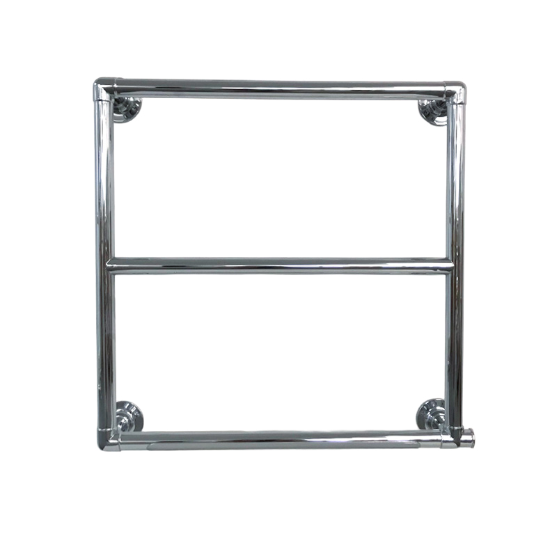 Contemporary Wall Towel Rail - W675 x H675, unheated