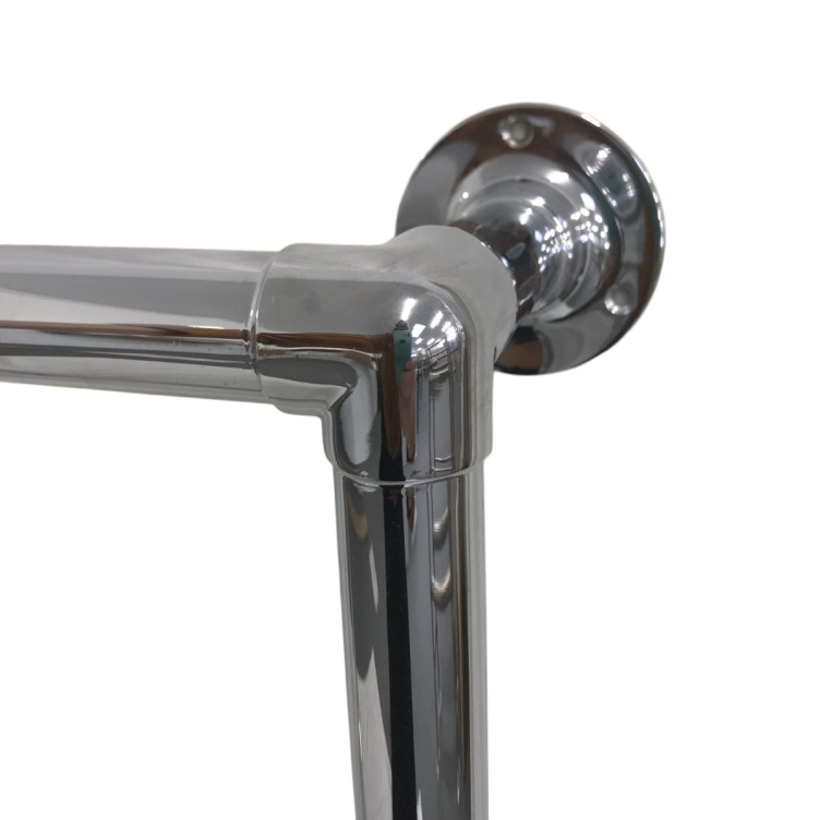 Contemporary Wall Towel Rail - W675 x H675, unheated