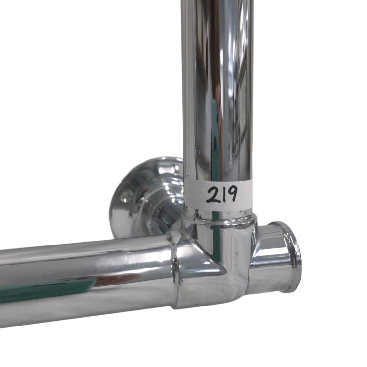 Contemporary Wall Towel Rail - W675 x H675, unheated