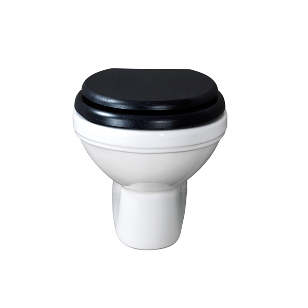 Wall hung toilet pan. 365W x 575D x 320H