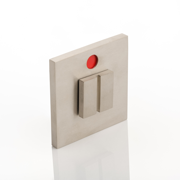 Emergency Release square turn with square rose with indicator