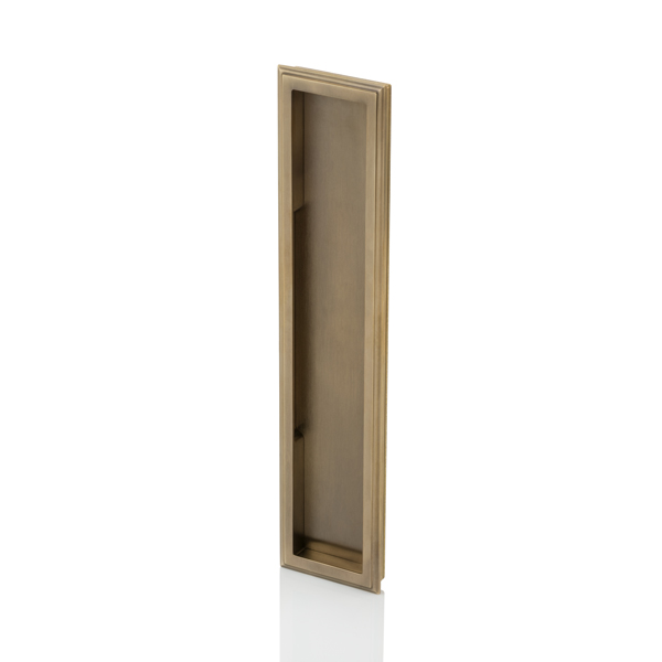 Darlington solid brass recessed pull