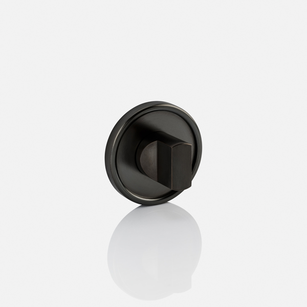 Mount thumb turn with round rose