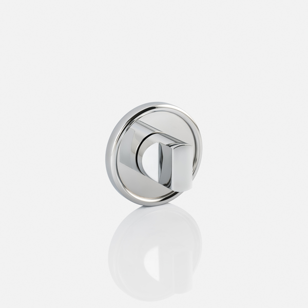 Mount thumb turn with round rose