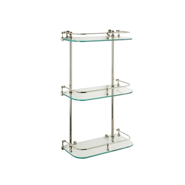 Lonsdale 3-tier glass shelf, 300mm