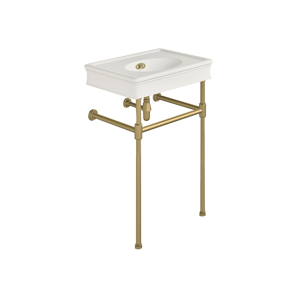 Lonsdale 550mm small basin on basin stand