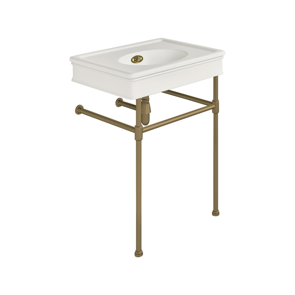 Lonsdale 650mm medium basin on basin stand