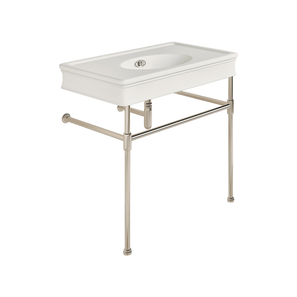 Lonsdale 860mm large basin on basin stand